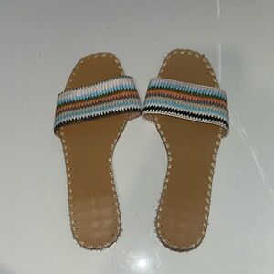Stylish Multicolor Slide Sandals